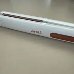 Areti ストレートヘアアイロン ホワイト/ピンク