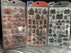 【正規品】Monchhichi モンチッチ　 うるちゅるポップシール 3枚セット