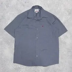 00s y2k クイックシルバー 半袖チェックシャツ レーヨン cityboyのサムネイル