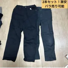 黒パンツ　2本セット　S〜M相当