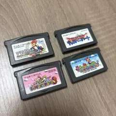 任天堂 ゲームボーイアドバンスソフト 4本セット　マリオ　キャラバンハート
