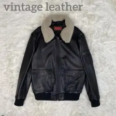 【90s】G-1 A-2 フライトレザージャケット M 襟ボア・2WAY 羊革