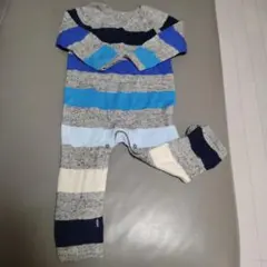 baby Gap ストライプロンパース　12m~18m