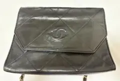 CHANEL マトラッセ チェーンショルダーバッグ ブラックのサムネイル
