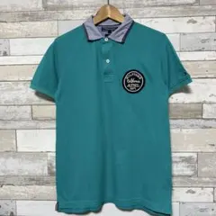 TOMMY HILFIGER ターコイズ ポロシャツ S