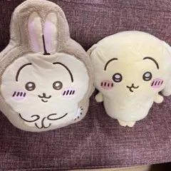 ちいかわ うさぎ もこもこダイカットクッション 垂れ耳うさぎ ぬいぐるみ