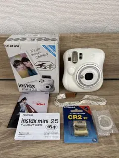 【1回のみ使用美品】チェキFUJIFILM instax mini 25本体