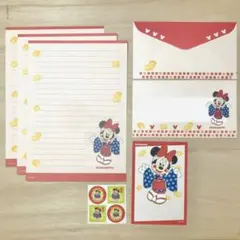【レターセット】　ディズニー　ミニー　熊本　特別コラボ