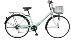 ライトグリーン シティサイクル 前カゴ 名古屋市名東区引き取り限定