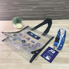 JTB MLBオリジナル トラベルグッズ ビニールバッグ&ネックストラップのサムネイル