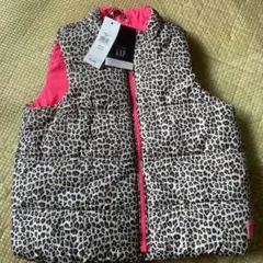 baby GAP ヒョウ柄ダウンベスト 100cm