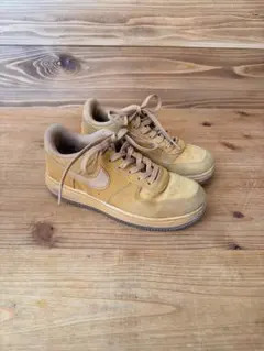 【美品】【キッズ20㎝】Nike Air Force 1 スエード ブラウン