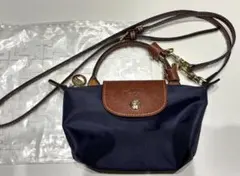 Longchamp ル・プリアージュ ショルダーバッグ ネイビー　XS