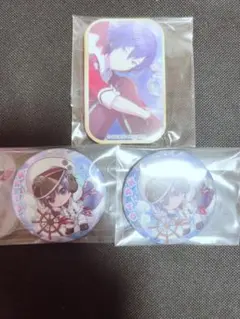 プロセカ KAITO ガチャガチャ スクエア缶バッジ