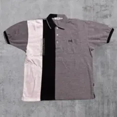 Blicks＆Whisker ポロシャツ 切替 半袖 マルチカラー ストリート