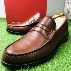 【着用1回】REGAL リーガル コインローファー レザー 本革 厚底 26.5