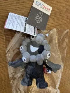 【新品未使用】EDWIN 黒ミャクミャクぬいぐるみEXPO2025キャラクター