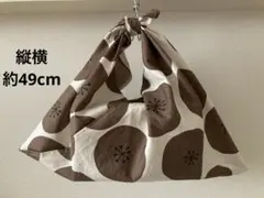あずま袋（C646）わたげ柄エコバッグサブバッグハンドメイド（写真要確認