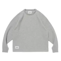 WTAPS ワッフル クルーネック ニット グレーのサムネイル