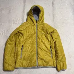 人気モンベル　サーマランド パーカレディースLイエロー／ライトグレーエクセロフト