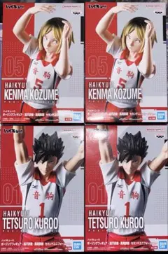 ハイキュー!! ポージングフィギュア 孤爪研磨 黒尾鉄朗 4体セット