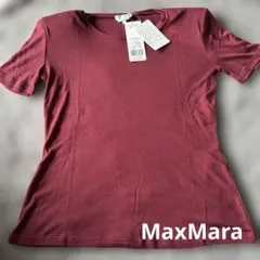 早い者勝ち！MaxMara 半袖 Tシャツ ボルドー Sサイズのサムネイル