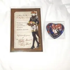 あくねこ テディ ポストカード 缶バ