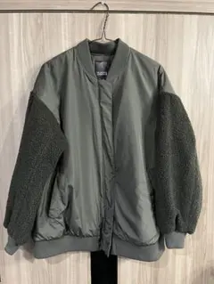 HK WORKS LONDON ボンバージャケット M オリーブグリーン