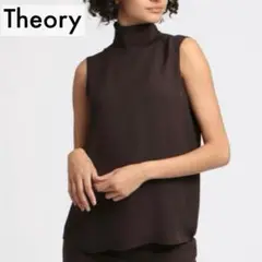 極美品♡ Theory セオリー Silk Combo ブラウス ノースリーブ
