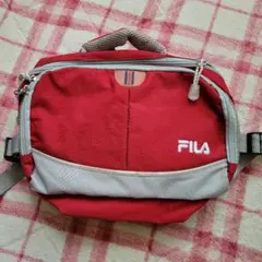 FILA ボディバッグ ウエストポーチ レッド
