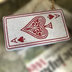 [新品未使用] ラインストーンショルダー　クラッチ　ハンド3way バッグ
