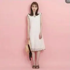 ウィルセレクション スカラレースキャミ付きワンピース Sサイズのサムネイル