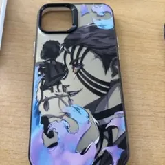 鬼滅の刃 猗窩座 iPhoneケース15plus