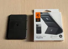 Spigen MagSafe対応 カードケース スタンド ブラック