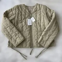 【新品未使用】タグ付き　ISOOK ウェーブキルティング2wayジャケット