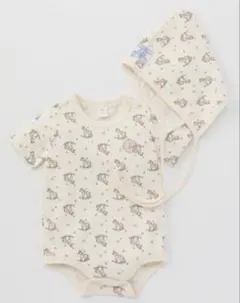 ma様専用cottoli ベビーロンパース+ボンネット（80cm/オーガニック）