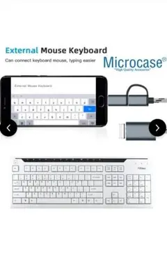 【ハイクオリティ】★2 In 1 Type-C Micro USB To USBのサムネイル