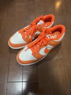 Nike ダンク　スニーカー オレンジ/ホワイト