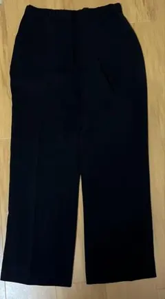 黒 スラックス レディース