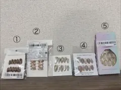 ネイルチップ SHEIN ５個セット売り◎のサムネイル