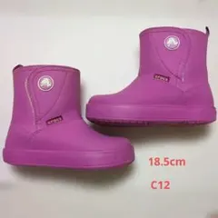 crocs キッズ用 長靴　スノーブーツ　 ピンク