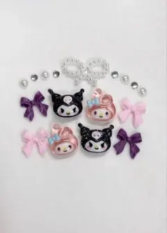 人気　ネイルパーツ　クロミちゃん　マイメロディ