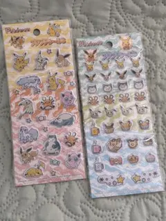 ポケモン☆プチプチシール・3 2点セット
