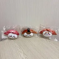 【新品未開封】ちいかわ寿司　お寿司になっちゃった... ぬいぐるみ　3点セット