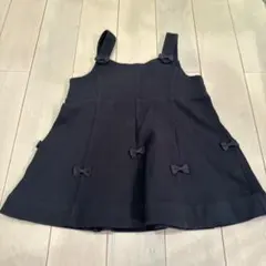 KUMIKYOKU 黒 リボン付きワンピース