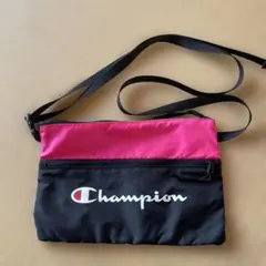 Champion ショルダーバッグ ピンク/ブラック