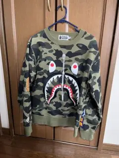 A Bathing Ape 迷彩シャークパーカー M
