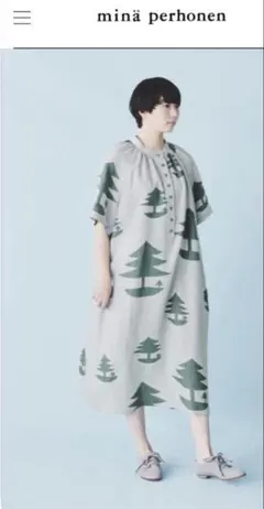 mina perhonen ミナペルホネン ワンピース サイズ36-38 新品 - メルカリ