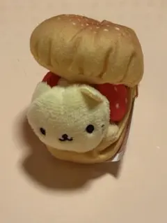 にゃんにゃんにゃんこ キーホルダー シュークリーム シューにゃんこ