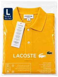LACOSTE イエロー ポロシャツ サイズXL - メルカリ